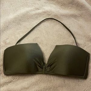 Xhilaration Olive Green Bikini Top